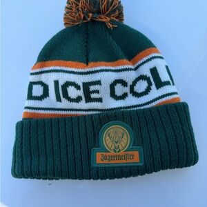Jagermeister Green and Orange Beanie